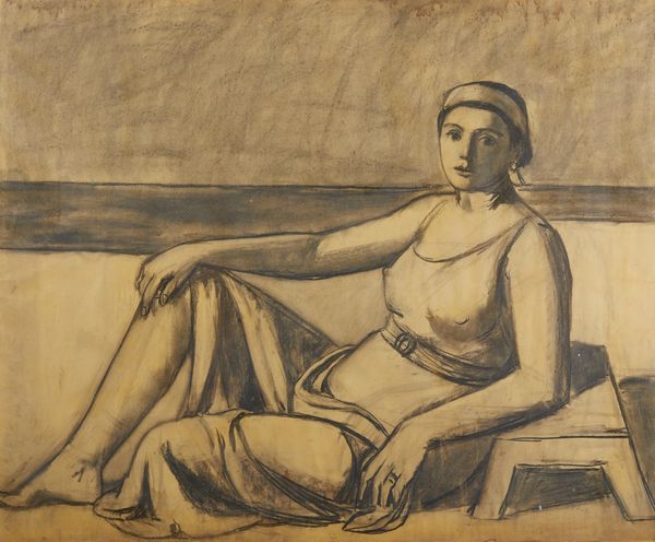 BORRA POMPEO (1898 - 1973) : Maruzza (disegno preparatorio).  - Asta Asta 396 | ARTE MODERNA E CONTEMPORANEA Online - Associazione Nazionale - Case d'Asta italiane