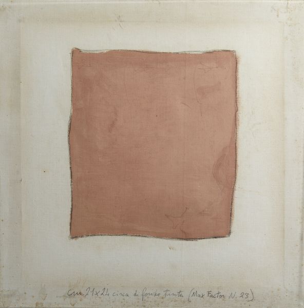 COSTA CLAUDIO (1942 - 1995) : Cm 21x24 circa di fondotinta (Max Factor n. 23).  - Asta Asta 396 | ARTE MODERNA E CONTEMPORANEA Online - Associazione Nazionale - Case d'Asta italiane