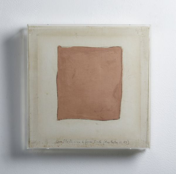 COSTA CLAUDIO (1942 - 1995) : Cm 21x24 circa di fondotinta (Max Factor n. 23).  - Asta Asta 396 | ARTE MODERNA E CONTEMPORANEA Online - Associazione Nazionale - Case d'Asta italiane