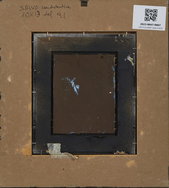 SALVO (SALVATORE MANGIONE) (1947 - 2015) : Senza titolo.  - Asta Asta 396 | ARTE MODERNA E CONTEMPORANEA Online - Associazione Nazionale - Case d'Asta italiane