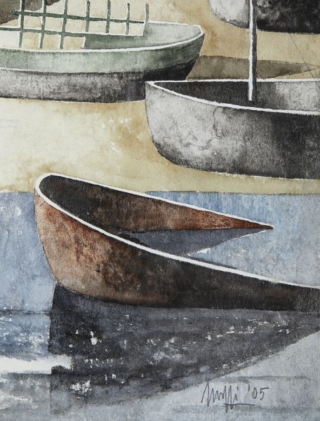 SCUFFI MARCELLO (n. 1948) : Marina di darsena.  - Asta Asta 396 | ARTE MODERNA E CONTEMPORANEA Online - Associazione Nazionale - Case d'Asta italiane