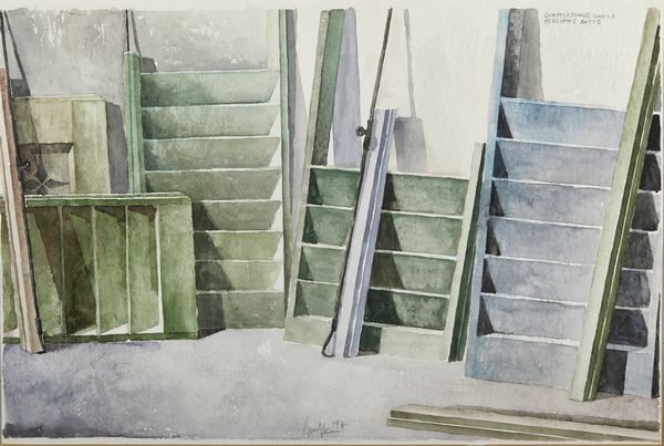 SCUFFI MARCELLO (n. 1948) : Persiane rotte.  - Asta Asta 396 | ARTE MODERNA E CONTEMPORANEA Online - Associazione Nazionale - Case d'Asta italiane