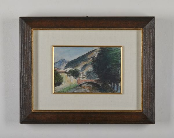 TIRINNANZI NINO GIOVANNI (1923 - 2002) : Paesaggio in Versilia.  - Asta Asta 396 | ARTE MODERNA E CONTEMPORANEA Online - Associazione Nazionale - Case d'Asta italiane