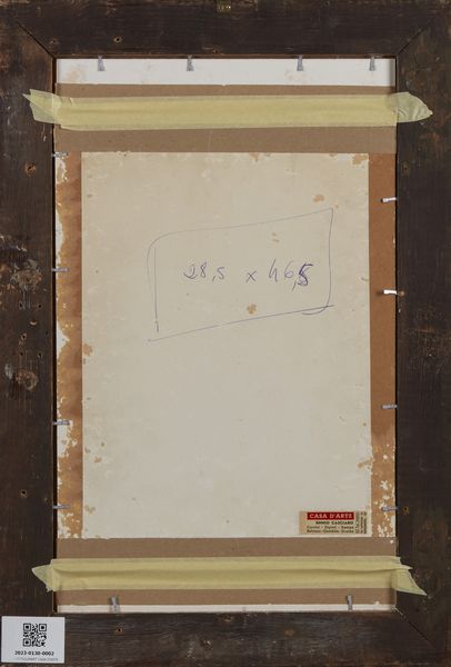 SOFFICI ARDENGO (1879 - 1964) : Paesaggio con case.  - Asta Asta 396 | ARTE MODERNA E CONTEMPORANEA Online - Associazione Nazionale - Case d'Asta italiane