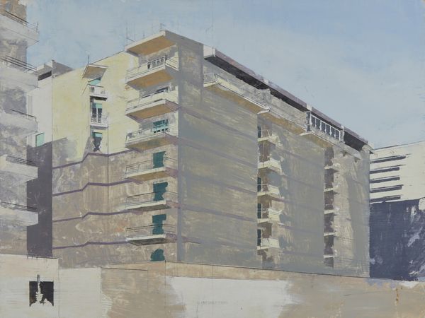 ORTONA GIORGIO (n. 1960) : Edificio sulla circonvallazione nomentana.  - Asta Asta 396 | ARTE MODERNA E CONTEMPORANEA Online - Associazione Nazionale - Case d'Asta italiane