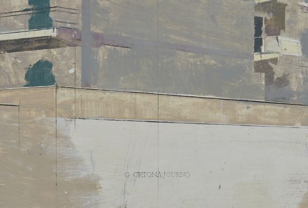 ORTONA GIORGIO (n. 1960) : Edificio sulla circonvallazione nomentana.  - Asta Asta 396 | ARTE MODERNA E CONTEMPORANEA Online - Associazione Nazionale - Case d'Asta italiane