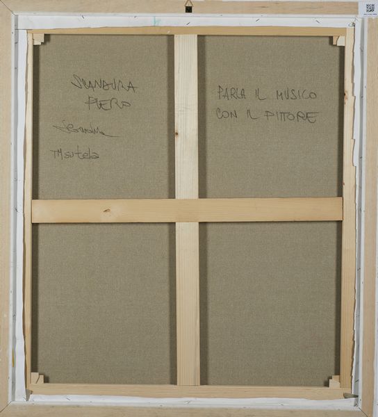 SCANDURA PIERO : Parla il musico con il pittore.  - Asta Asta 396 | ARTE MODERNA E CONTEMPORANEA Online - Associazione Nazionale - Case d'Asta italiane