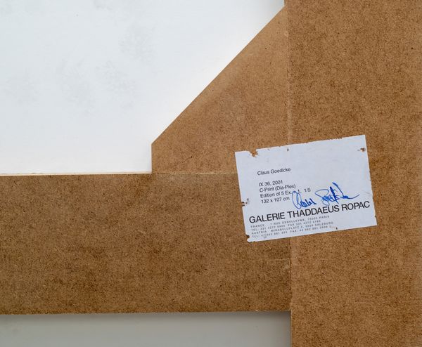 GOEDICKE CLAUS  (n. 1966) : IX 36.  - Asta Asta 396 | ARTE MODERNA E CONTEMPORANEA Online - Associazione Nazionale - Case d'Asta italiane