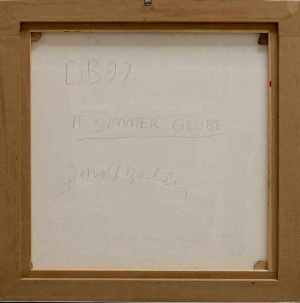 BAECHLER DONALD (1956 - 2022) : A summer globe.  - Asta Asta 396 | ARTE MODERNA E CONTEMPORANEA Online - Associazione Nazionale - Case d'Asta italiane