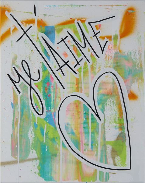 LAGASSE KARL (n. 1981) : Je t'aime.  - Asta Asta 396 | ARTE MODERNA E CONTEMPORANEA Online - Associazione Nazionale - Case d'Asta italiane