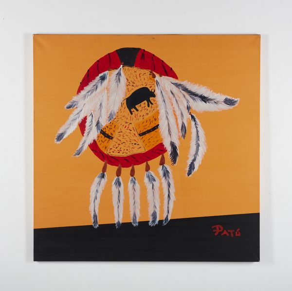 TUFFI  PAOLO (Pat�)  (n. 1940) : Scudo capo indiano nord America.  - Asta Asta 396 | ARTE MODERNA E CONTEMPORANEA Online - Associazione Nazionale - Case d'Asta italiane