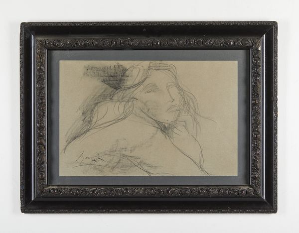 MANZU' GIACOMO (1908 - 1991) : Ritratto di donna.  - Asta Asta 396 | ARTE MODERNA E CONTEMPORANEA Online - Associazione Nazionale - Case d'Asta italiane