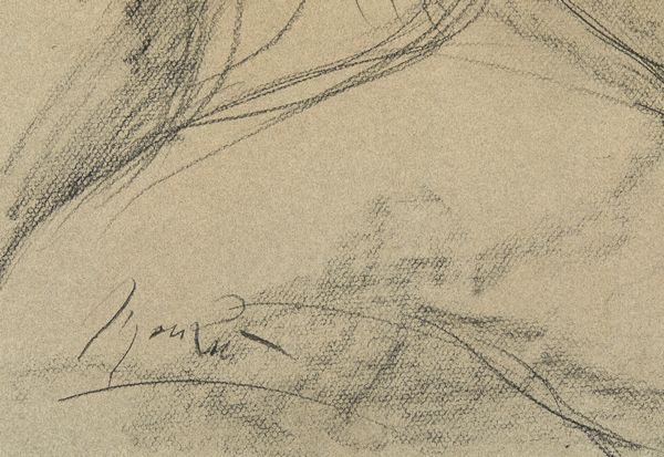 MANZU' GIACOMO (1908 - 1991) : Ritratto di donna.  - Asta Asta 396 | ARTE MODERNA E CONTEMPORANEA Online - Associazione Nazionale - Case d'Asta italiane