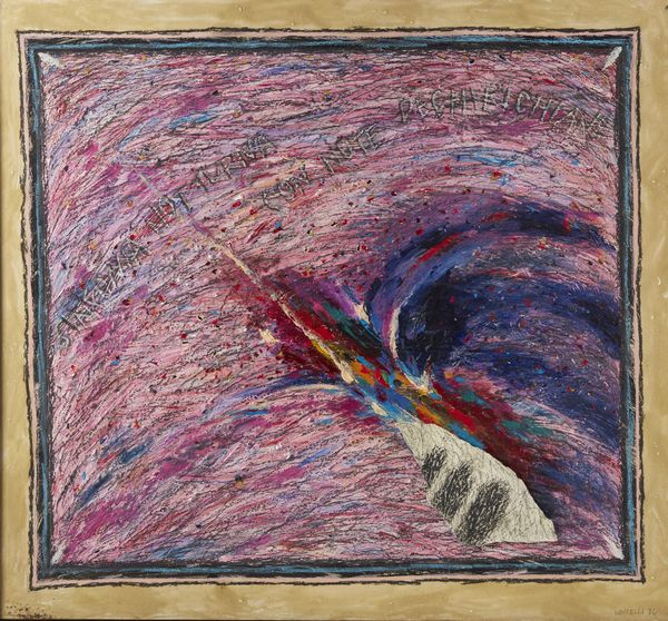 DONZELLI BRUNO (n. 1941) : Sinfonia notturna con note dechirichiane.  - Asta Asta 396 | ARTE MODERNA E CONTEMPORANEA Online - Associazione Nazionale - Case d'Asta italiane