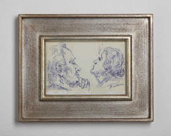 DE CHIRICO GIORGIO (1888 - 1978) : Studio di volti maschili di profilo.  - Asta Asta 396 | ARTE MODERNA E CONTEMPORANEA Online - Associazione Nazionale - Case d'Asta italiane