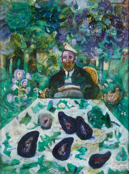 POSSENTI ANTONIO (1933 - 2016) : Il sindaco di Auray nel suo giardino.  - Asta Asta 396 | ARTE MODERNA E CONTEMPORANEA Online - Associazione Nazionale - Case d'Asta italiane