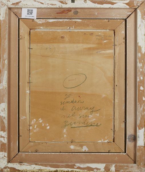 POSSENTI ANTONIO (1933 - 2016) : Il sindaco di Auray nel suo giardino.  - Asta Asta 396 | ARTE MODERNA E CONTEMPORANEA Online - Associazione Nazionale - Case d'Asta italiane