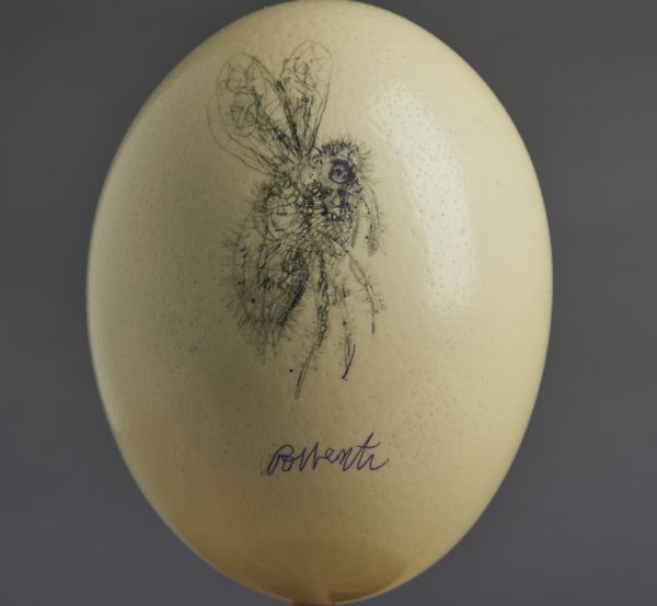 POSSENTI ANTONIO (1933 - 2016) : Ritratto sull'uovo.  - Asta Asta 396 | ARTE MODERNA E CONTEMPORANEA Online - Associazione Nazionale - Case d'Asta italiane