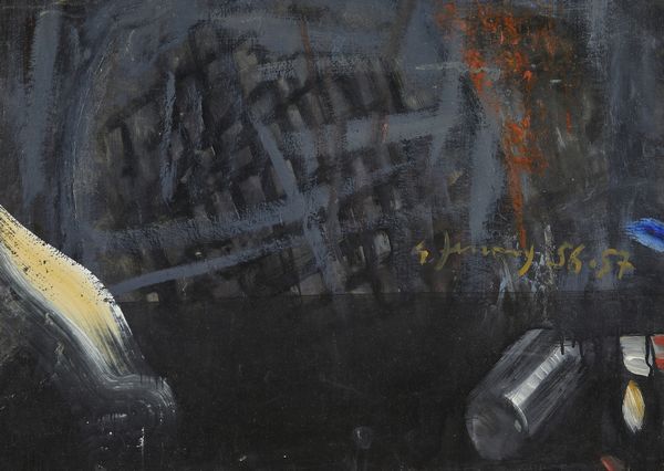 FERRONI GIANFRANCO (1927 - 2001) : Uomo e gasometro.  - Asta Asta 396 | ARTE MODERNA E CONTEMPORANEA Online - Associazione Nazionale - Case d'Asta italiane