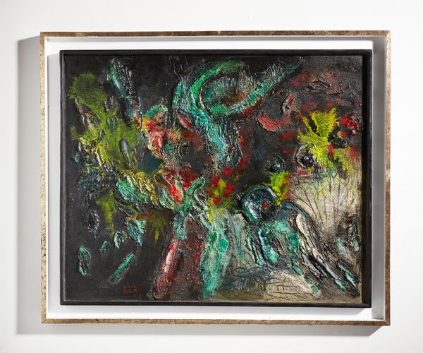 CALOUTIS VALERIOS (1927 - 2004) : Deep layers.  - Asta Asta 396 | ARTE MODERNA E CONTEMPORANEA Online - Associazione Nazionale - Case d'Asta italiane