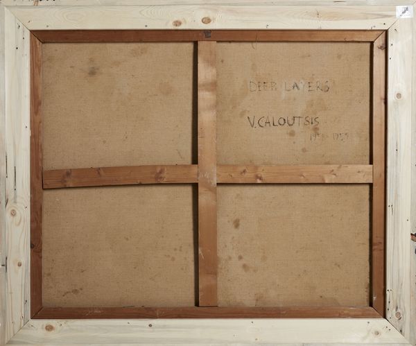 CALOUTIS VALERIOS (1927 - 2004) : Deep layers.  - Asta Asta 396 | ARTE MODERNA E CONTEMPORANEA Online - Associazione Nazionale - Case d'Asta italiane