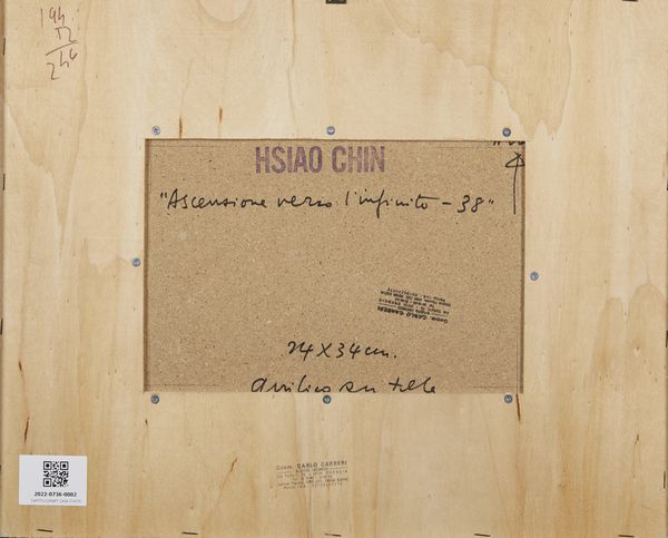 CHIN HSIAO (n. 1935) : Ascensione verso l'infinito - 38  - Asta Asta 396 | ARTE MODERNA E CONTEMPORANEA Online - Associazione Nazionale - Case d'Asta italiane
