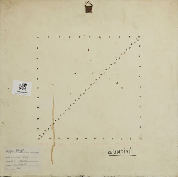 UNCINI GIUSEPPE (1929 - 2008) : Struttura spazio n.17b.  - Asta Asta 396 | ARTE MODERNA E CONTEMPORANEA Online - Associazione Nazionale - Case d'Asta italiane