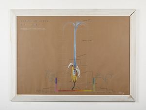 PLESSI FABRIZIO (n. 1940) : Banana ad acqua Cuba Monument.  - Asta Asta 396 | ARTE MODERNA E CONTEMPORANEA Online - Associazione Nazionale - Case d'Asta italiane