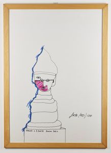 FESTA TANO (1938 - 1988) : Senza titolo.  - Asta Asta 396 | ARTE MODERNA E CONTEMPORANEA Online - Associazione Nazionale - Case d'Asta italiane