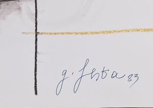 FESTA TANO (1938 - 1988) : Senza titolo.  - Asta Asta 396 | ARTE MODERNA E CONTEMPORANEA Online - Associazione Nazionale - Case d'Asta italiane