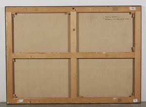 ANGELI FRANCO (1935 - 1988) : Paesaggio con aquilone nero.  - Asta Asta 396 | ARTE MODERNA E CONTEMPORANEA Online - Associazione Nazionale - Case d'Asta italiane