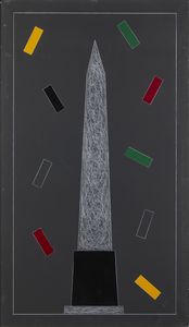 ANGELI FRANCO (1935 - 1988) : Obelisco.  - Asta Asta 396 | ARTE MODERNA E CONTEMPORANEA Online - Associazione Nazionale - Case d'Asta italiane