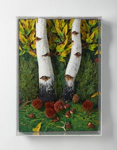 GILARDI  PIERO (n. 1942) - Betulle e castagne.