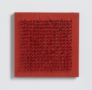 AUBERTIN BERNARD (1934 - 2015) - Tableau clous.