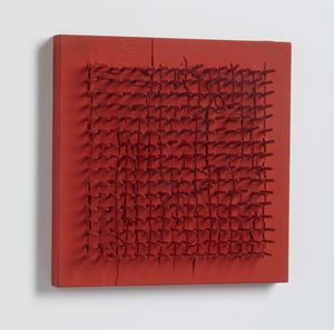 AUBERTIN BERNARD (1934 - 2015) : Tableau clous.  - Asta Asta 396 | ARTE MODERNA E CONTEMPORANEA Online - Associazione Nazionale - Case d'Asta italiane