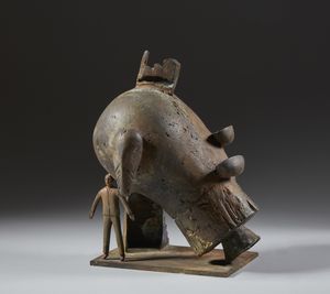 PALADINO MIMMO (n. 1948) : Senza titolo.  - Asta Asta 396 | ARTE MODERNA E CONTEMPORANEA Online - Associazione Nazionale - Case d'Asta italiane