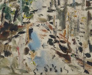 DE PISIS FILIPPO (1896 - 1956) : Canale di Venezia.  - Asta Asta 396 | ARTE MODERNA E CONTEMPORANEA Online - Associazione Nazionale - Case d'Asta italiane