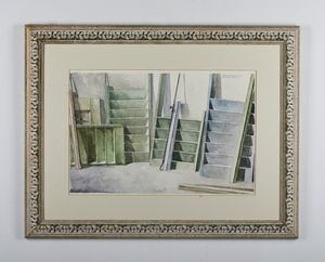 SCUFFI MARCELLO (n. 1948) : Persiane rotte.  - Asta Asta 396 | ARTE MODERNA E CONTEMPORANEA Online - Associazione Nazionale - Case d'Asta italiane