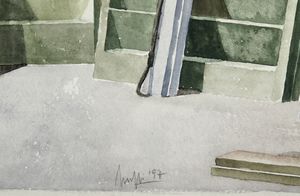 SCUFFI MARCELLO (n. 1948) : Persiane rotte.  - Asta Asta 396 | ARTE MODERNA E CONTEMPORANEA Online - Associazione Nazionale - Case d'Asta italiane