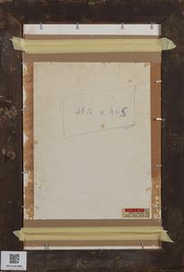 SOFFICI ARDENGO (1879 - 1964) : Paesaggio con case.  - Asta Asta 396 | ARTE MODERNA E CONTEMPORANEA Online - Associazione Nazionale - Case d'Asta italiane