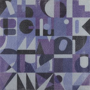 MARINI LORENZO (n. 1958) - Blue alphatype