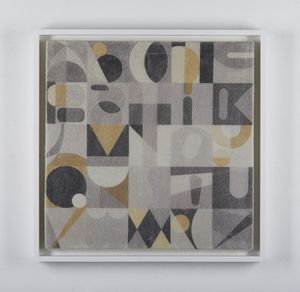 MARINI LORENZO (n. 1958) : Gray alphatype.  - Asta Asta 396 | ARTE MODERNA E CONTEMPORANEA Online - Associazione Nazionale - Case d'Asta italiane