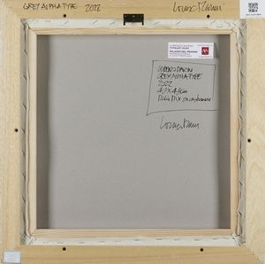 MARINI LORENZO (n. 1958) : Gray alphatype.  - Asta Asta 396 | ARTE MODERNA E CONTEMPORANEA Online - Associazione Nazionale - Case d'Asta italiane