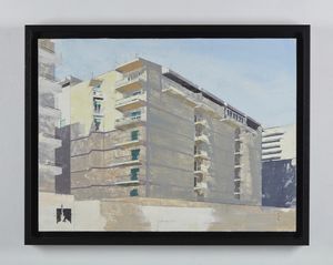 ORTONA GIORGIO (n. 1960) : Edificio sulla circonvallazione nomentana.  - Asta Asta 396 | ARTE MODERNA E CONTEMPORANEA Online - Associazione Nazionale - Case d'Asta italiane