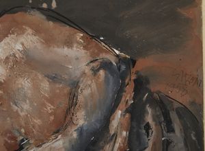 SIRONI MARIO (1885 - 1961) : Figura sdraiata.  - Asta Asta 396 | ARTE MODERNA E CONTEMPORANEA Online - Associazione Nazionale - Case d'Asta italiane