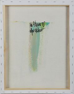 LAGASSE KARL (n. 1981) : Je t'aime.  - Asta Asta 396 | ARTE MODERNA E CONTEMPORANEA Online - Associazione Nazionale - Case d'Asta italiane