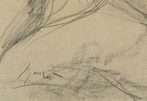 MANZU' GIACOMO (1908 - 1991) : Ritratto di donna.  - Asta Asta 396 | ARTE MODERNA E CONTEMPORANEA Online - Associazione Nazionale - Case d'Asta italiane