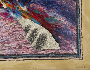 DONZELLI BRUNO (n. 1941) : Sinfonia notturna con note dechirichiane.  - Asta Asta 396 | ARTE MODERNA E CONTEMPORANEA Online - Associazione Nazionale - Case d'Asta italiane