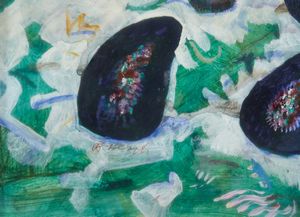 POSSENTI ANTONIO (1933 - 2016) : Il sindaco di Auray nel suo giardino.  - Asta Asta 396 | ARTE MODERNA E CONTEMPORANEA Online - Associazione Nazionale - Case d'Asta italiane