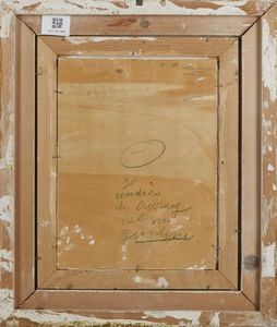 POSSENTI ANTONIO (1933 - 2016) : Il sindaco di Auray nel suo giardino.  - Asta Asta 396 | ARTE MODERNA E CONTEMPORANEA Online - Associazione Nazionale - Case d'Asta italiane